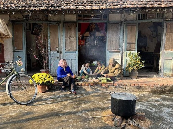 Tết xưa ở vùng quê nghèo (Ảnh tư liệu)