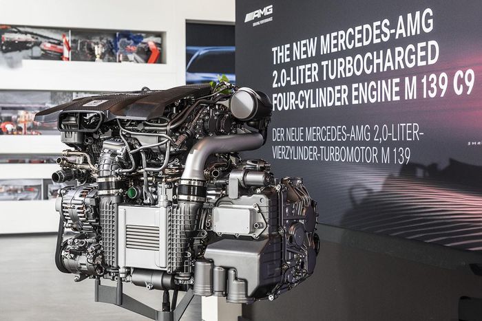 Một động cơ turbo tăng áp được Mercedes-AMG phát triển. 
