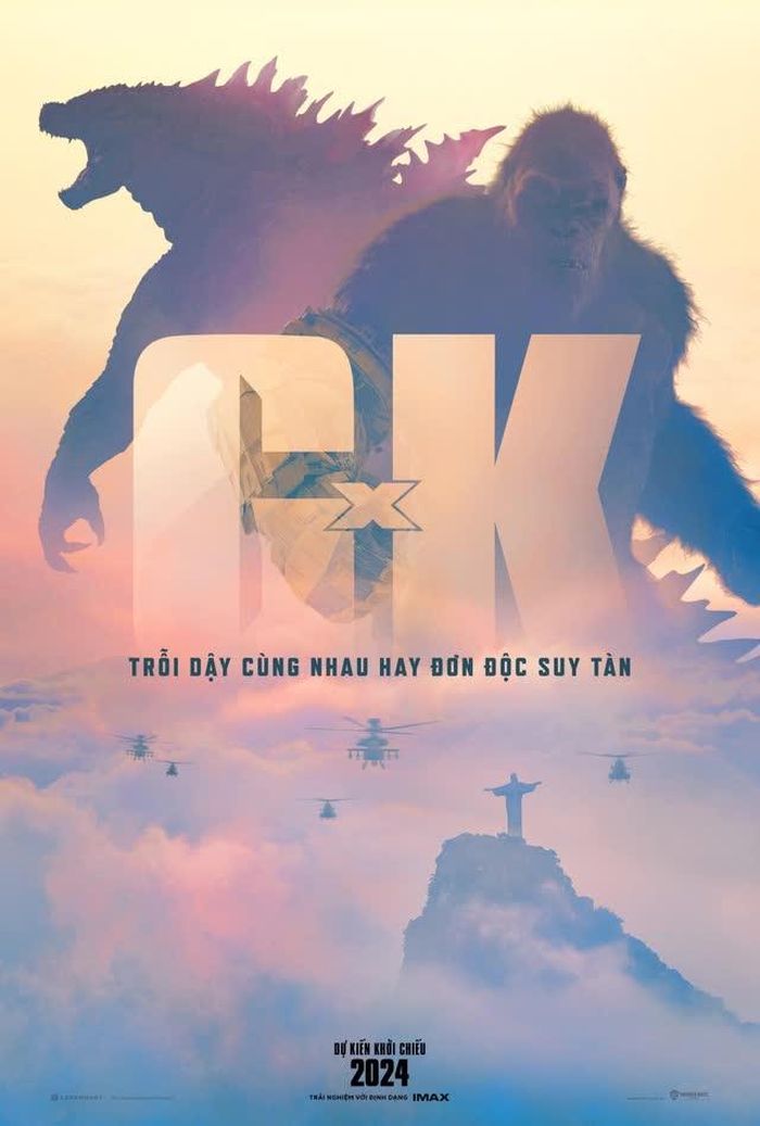 "Godzilla x Kong: Đế chế mới" dự kiến khởi chiếu vào ngày 29/3/2024