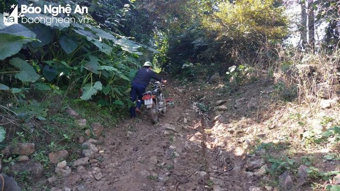  Đường vào thung lũng Piêng Lắc xa xôi, nhiều dốc cao hiểm trở. Ảnh: Thành Cường 