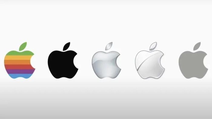  Các phiên bản của logo "quả táo cắn dở". Ảnh: AppleInsider. 