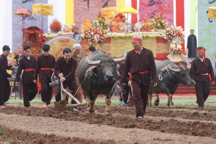 Lễ hội Tịch điền Đọi Sơn tái hiện truyền thống "Dĩ nông vi bản" (Lấy nghề nông làm gốc)