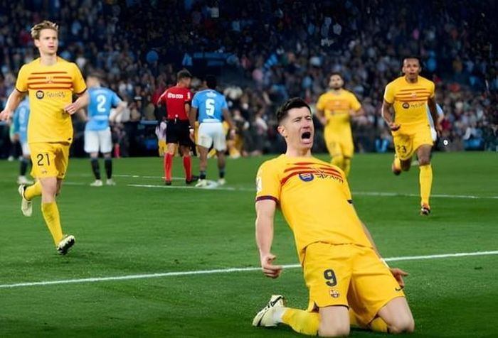 Lewandowski mang về bàn thắng chốt hạ cho Barcelona
