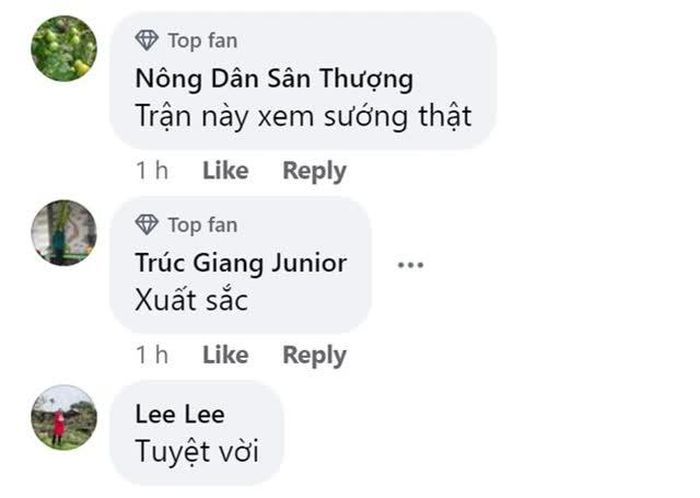 Trận này xem sướng thật