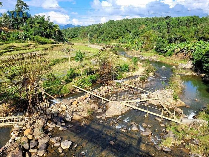 Cảnh sắc thiên nhiên hoang sơ, thơ mộng ở xã Yên Thắng.