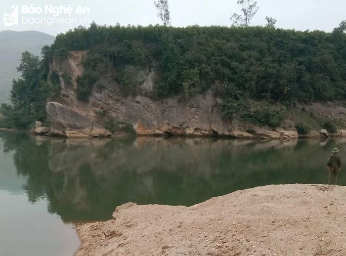  Khu vực tìm thấy thi thể nạn nhân. Ảnh: CTV 