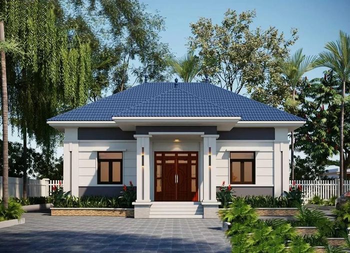 Mái thái chính là điểm nhấn mang đến vẻ đẹp thanh thoát, nhẹ nhàng và hiện đại. Ảnh: Noithattugia