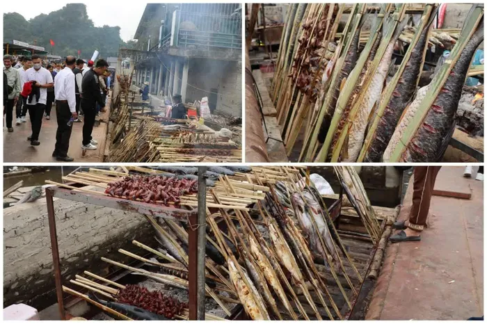 Ông Nguyễn Tiến Cường, (58 tuổi, ở Hưng Yên) cho biết: "Tôi rất yêu thích ẩm thực vùng lòng hồ sông Đà. Đối với tôi, cùng người thân vừa đi thuyền vừa thưởng thức ẩm thực, ngắm cảnh đẹp trên sông Đà là trải nghiệm thật sự rất tuyệt vời".
