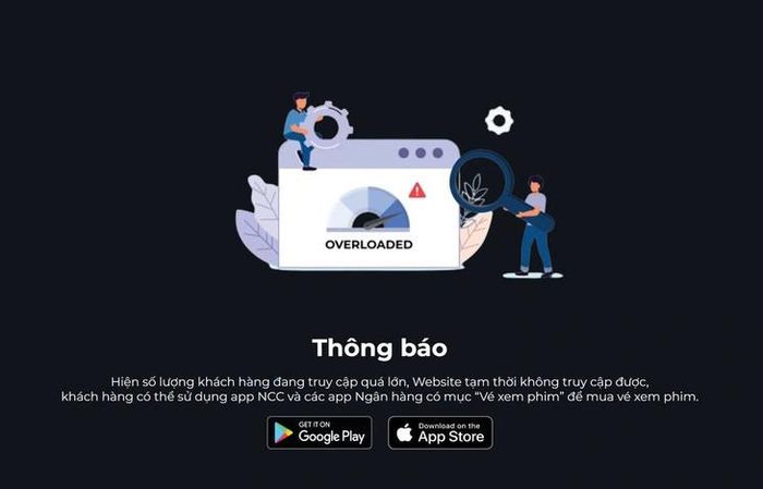 Trang web Trung tâm Chiếu phim quốc gia sập do lượng đặt vé xem Đào, phở và piano tăng đột biến