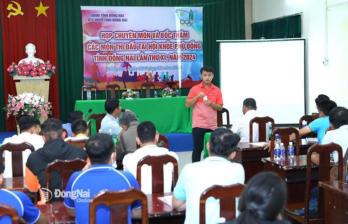 Bốc thăm xếp lịch thi đấu 16 môn thể thao tại Hội khỏe Phù Đổng tỉnh lần thứ XI-2024