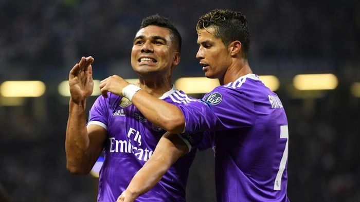 Casemiro trải qua giai đoạn tươi đẹp khi chơi cùng Ronaldo tại Real.