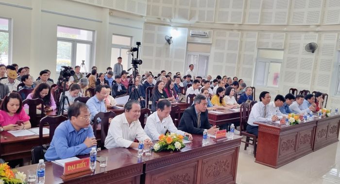 Các đại biểu dự buổi gặp mặt - Ảnh: M.L