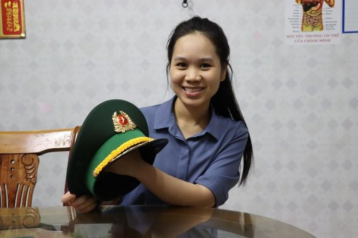 Minh Thư háo hức chờ ngày được nhập ngũ.