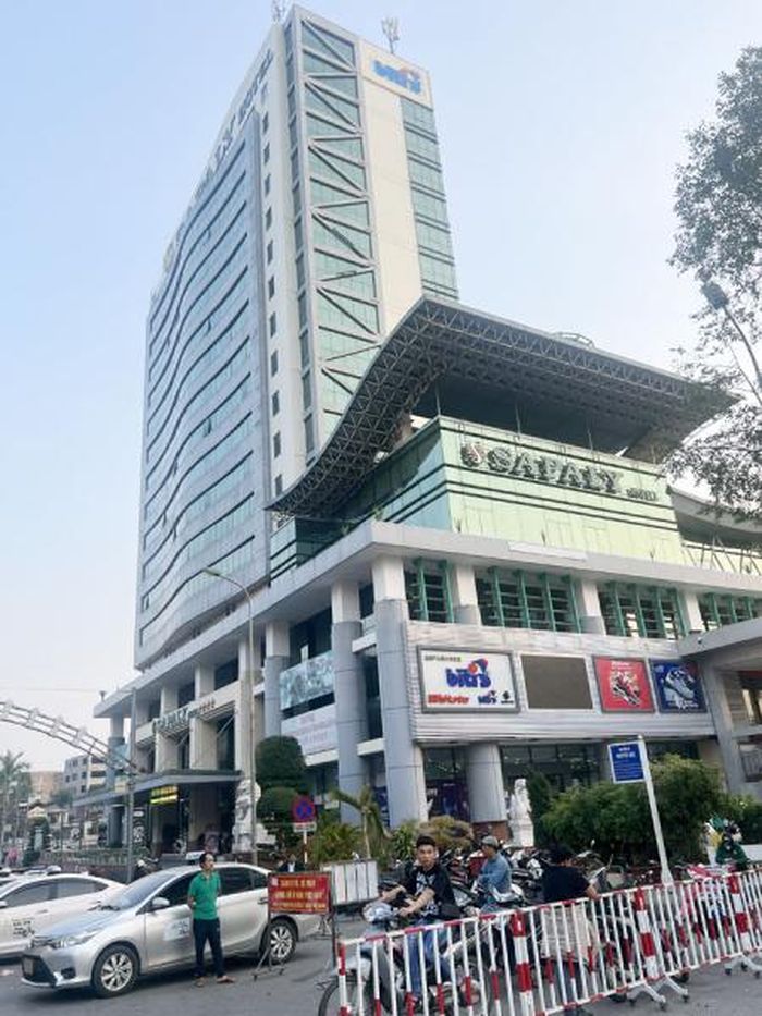 Một trung tâm thương mại ở cửa khẩu Lào Cai.