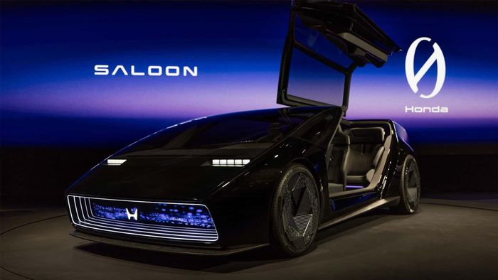 Mẫu xe điện ý tưởng Honda Saloon EV Concept được giới thiệu tại CES 2024.