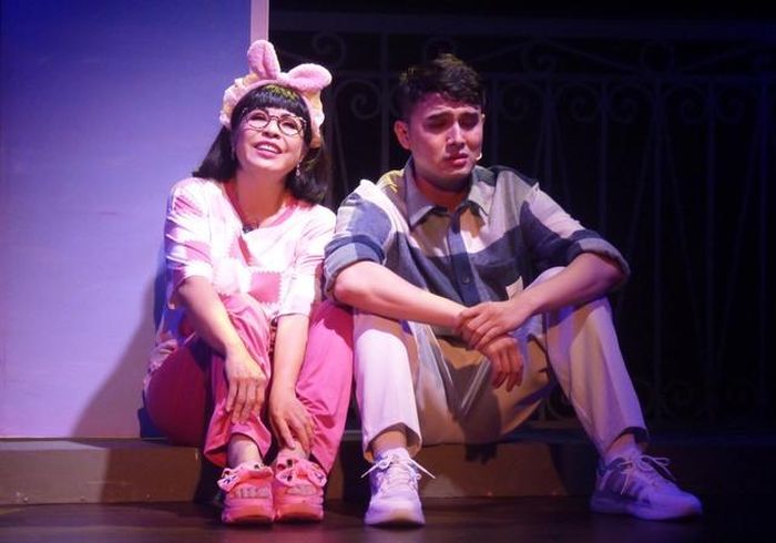 Vở “Nội tình của ngoại tình” (sân khấu Thiên Đăng). Ảnh: H.K