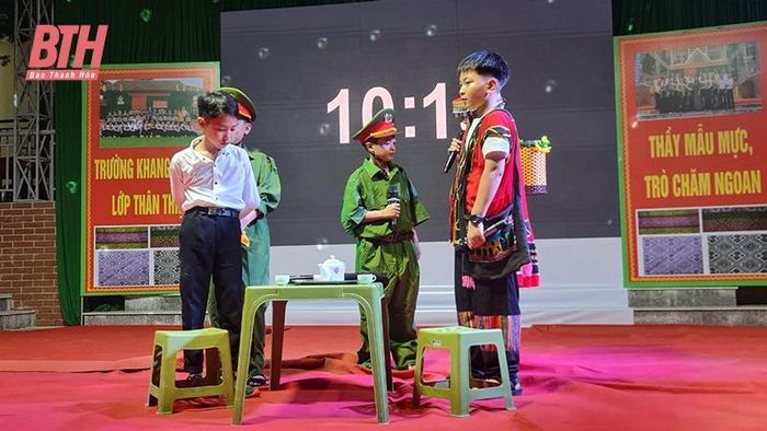 Học sinh Trường Phổ thông Dân tộc nội trú THCS huyện Thạch Thành tham gia hội thi tìm hiểu kiến thức pháp luật do Ban Dân tộc tỉnh chủ trì, phối hợp với UBND huyện Thạch Thành tổ chức.
