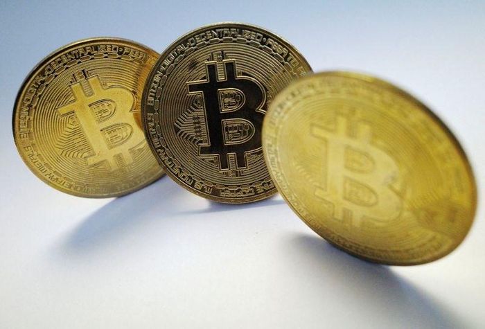 Đồng tiền kỹ thuật số Bitcoin. Ảnh: Reuters