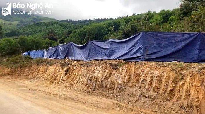 Khu vực tập kết đá thạch anh thô. Ảnh: HH