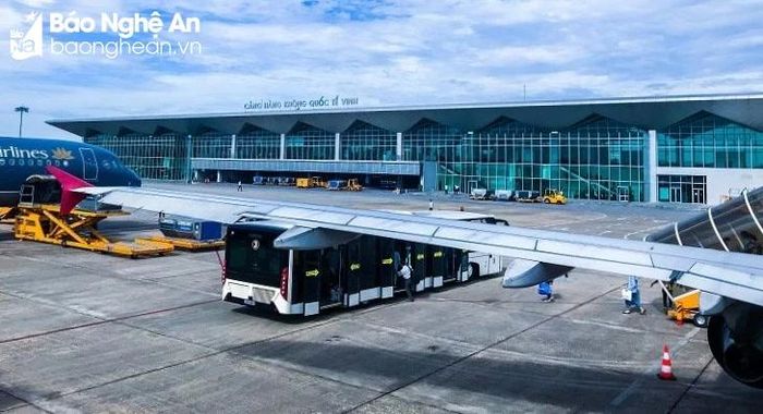  Cảng Hàng không Vinh cuối năm 2023. Ảnh tư liệu Báo Nghệ An 