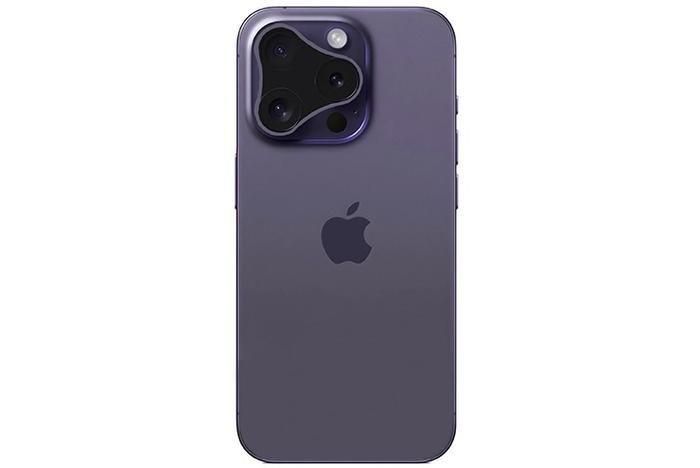 Hình ảnh gợi ý thiết kế mô-đun camera hình tam giác trên iPhone 16 Pro