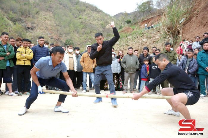 Các VĐV tham gia đẩy gậy hạng cân 61-65kg.