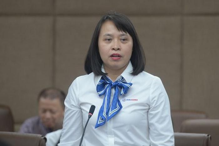 Bà Tô Lan Phương - Trưởng Ban Kinh doanh EVNHANOI