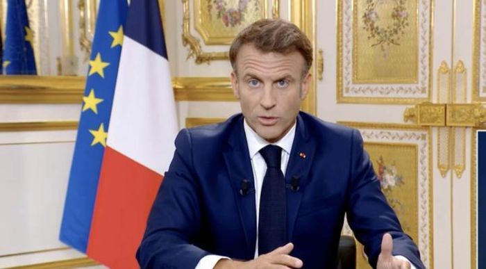 Tổng thống Pháp Macron. (Ảnh: France Info)