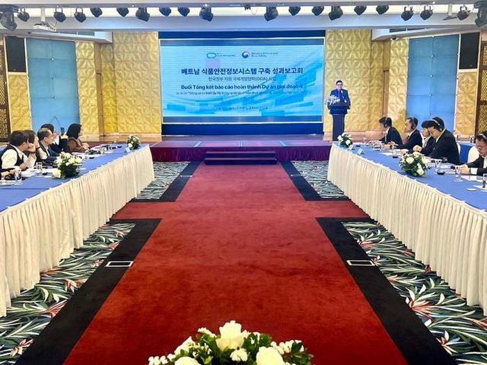 PGS.TS. Nguyễn Thanh Phong, Cục trưởng Cục ATTP phát biểu tại buổi lễ - Ảnh: VGP/TH