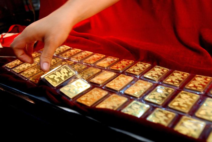 Giá vàng SJC ở mức 81 triệu đồng/lượng. (Ảnh: Như Ý).