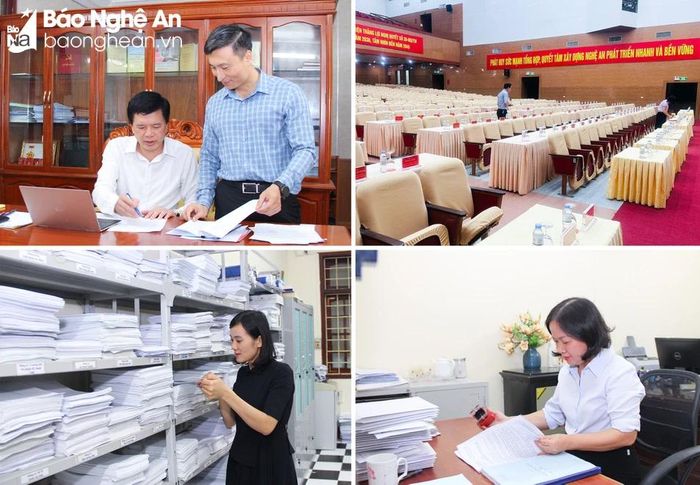  Một số hoạt động của Văn phòng Tỉnh ủy. Ảnh tư liệu 