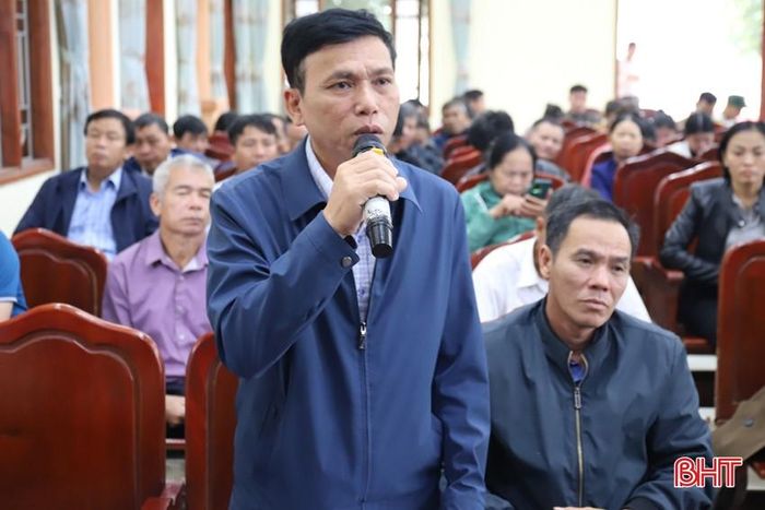 Chủ tịch UBND xã Quang Diệm Lê Trường Sơn: Giá ngô ngọt giống hiện còn cao nên đề nghị đối tác liên doanh xem xét lại một cách phù hợp.