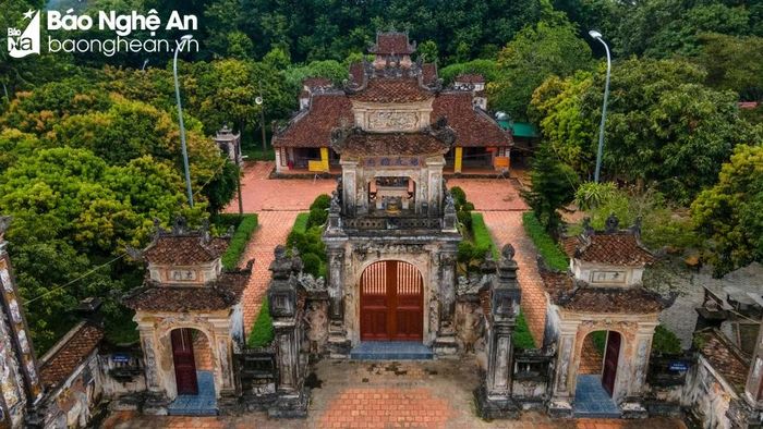 Đền thờ Thái Sư Cương Quốc công Nguyễn Xí tại xã Khánh Hợp, huyện Nghi Lộc. Ảnh tư liệu: Nguyễn Đạo