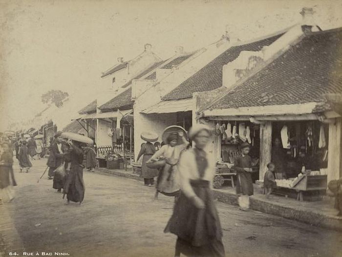 Mái ngói phố phường ở Bắc Ninh, 1899