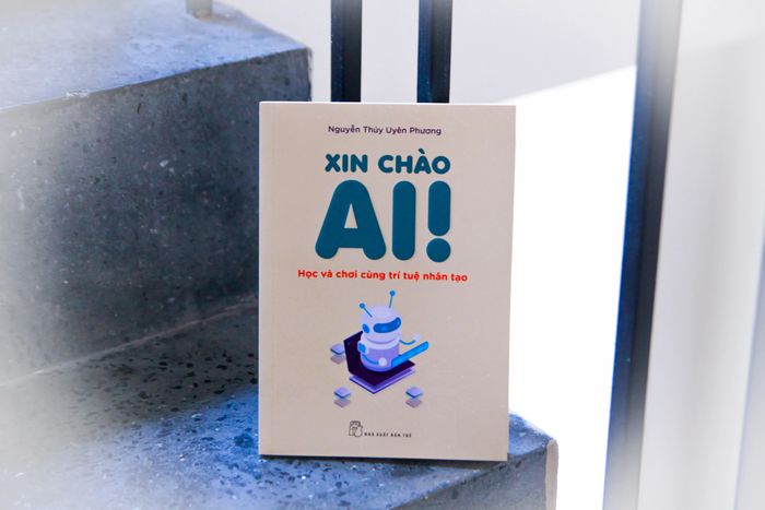  Sách Xin chào AI - Học và chơi cùng trí tuệ nhân tạo. Ảnh: M.L. 