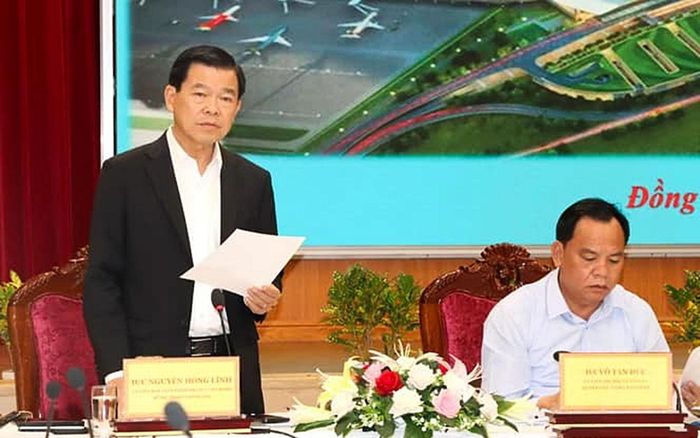 Bí thư Tỉnh ủy Đồng Nai Nguyễn Hồng Lĩnh phát biểu tại hội nghị.