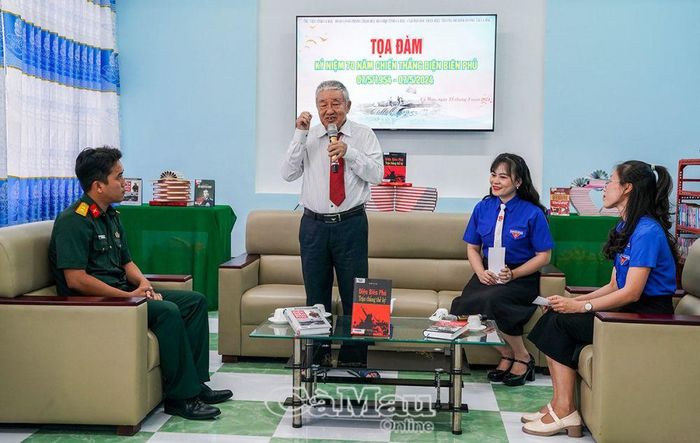 Nhà báo Đỗ Văn Nghiệp, Ủy viên Ban Thường vụ Hội Khoa học lịch sử tỉnh, Chủ nhiệm CLB Kể chuyện lịch sử, Bảo tàng tỉnh, chia sẻ vể tầm vóc, ý nghĩa Chiến thắng Điện Biên Phủ.