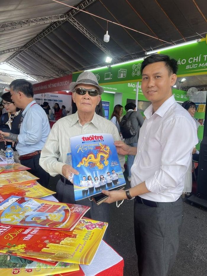  Gian hàng trưng bày Báo Xuân 2024. 
