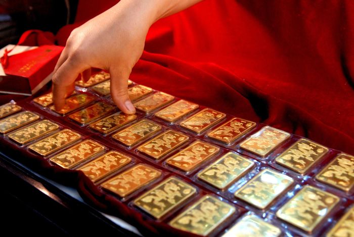 Giá vàng SJC ở mức 79,7 - 81,7 triệu đồng/lượng. (Ảnh: Như Ý).