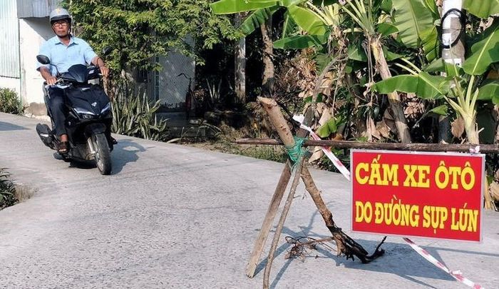 Sụt lún đang diễn ra trên diện rộng ở Cà Mau (Hoàng Nam)