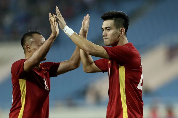  Tiến Linh đã ghi 8 bàn ở toàn bộ mặt trận vòng loại World Cup 2022, từng xé lưới chính đối thủ Indonesia. Ảnh: Bảo Ngọc. 