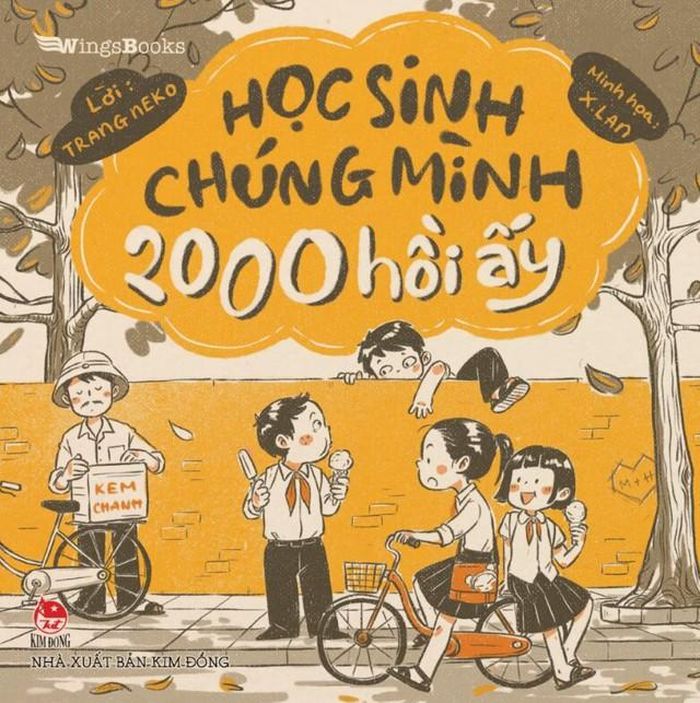 Bìa sách “Học sinh chúng mình 2000 hồi ấy”
