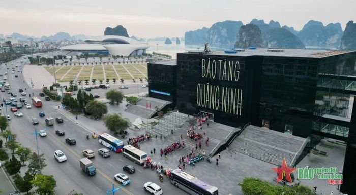 Bảo tàng Quảng Ninh trở thành điểm du lịch tham quan nổi bật của du lịch Quảng Ninh. Ảnh do Bảo tàng Quảng Ninh cung cấp