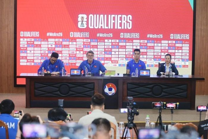  Quang cảnh Họp báo. (Ảnh: Minh Quyết/TTXVN) 