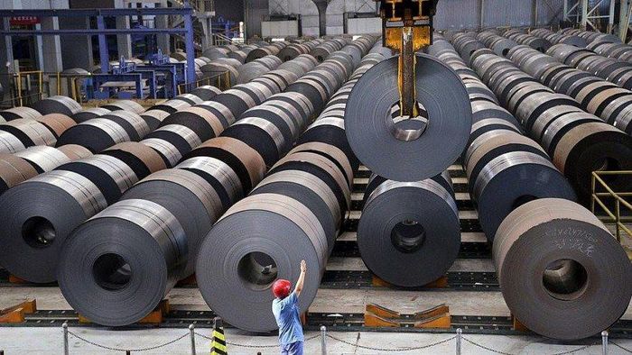 Xuất khẩu sắt thép sang Singapore trong tháng 2/2024 tăng 32,85 lần. Ảnh minh họa