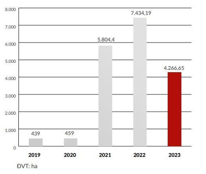 Quỹ đất năm 2023 của PDR giảm do không còn bao gồm quỹ đất khu công nghiệp.