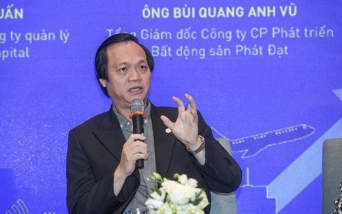 Ông Bùi Quang Anh Vũ dự báo giá nhà ở thương mại khó giảm. Ảnh: CF