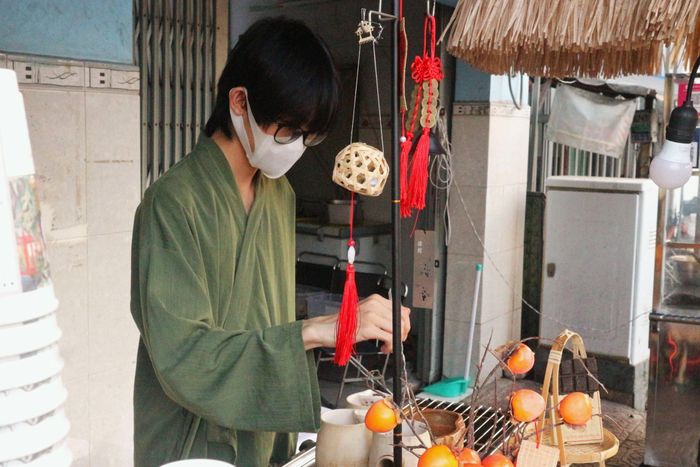  La Phúc Khang mở bán trà sữa thịt heo với mong muốn giới thiệu nét ẩm thực độc đáo của Mông Cổ. Ảnh: Trúc Hồ. 