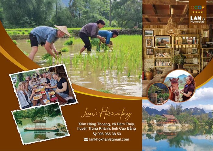 Du lịch xanh, bền vững cho homestay. Nguồn: Lan’s homestay