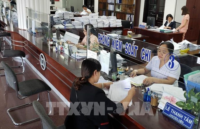 Kho bạc Nhà nước phấn đấu hoàn thành dự toán thu ngân sách nhà nước năm 2024. Ảnh: Hoàng Hùng